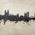 Magdeburg Germany Skyline Concrete Mural Wallpaper - pure wallpaper artwork