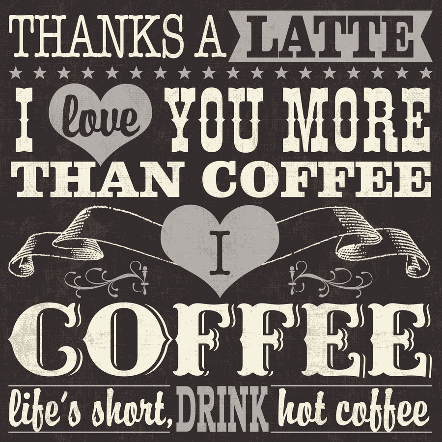 Coffee Lovers VII Mural Wallpaper