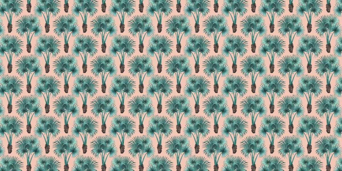 Elephant Ear Tree, Pink Mural Wallpaper - pure wallpaper artwork