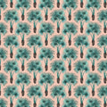 Elephant Ear Tree, Pink Mural Wallpaper - pure wallpaper artwork