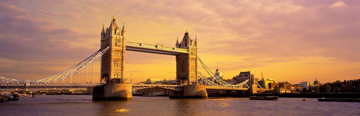 London Sunset Bridge Mural Wallpaper - pure wallpaper artwork
