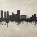 Darwin Australia Skyline Concrete Mural Wallpaper - pure wallpaper artwork