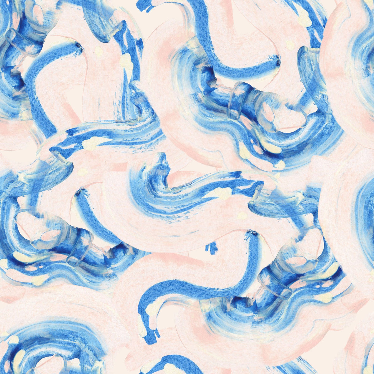 Blue Rainbows Mural Wallpaper - pure wallpaper artwork