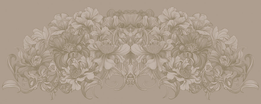 Scandi Flower I Mural Wallpaper