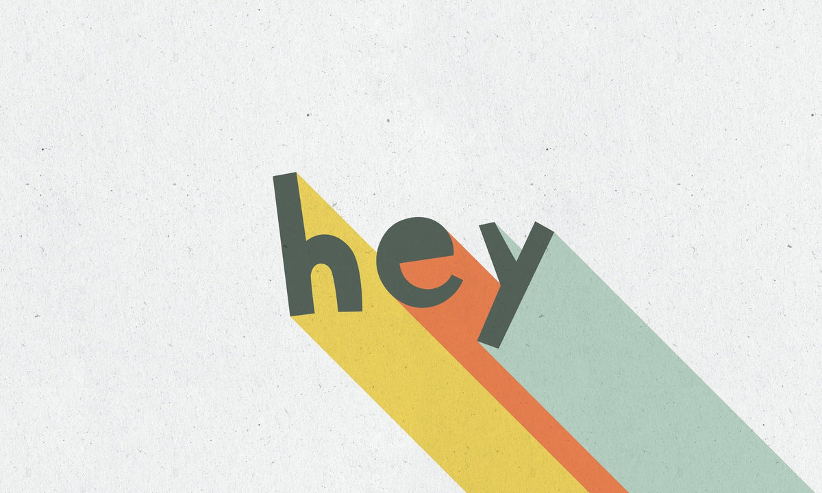 Hey Rainbow Mural Wallpaper - pure wallpaper artwork