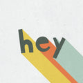 Hey Rainbow Mural Wallpaper - pure wallpaper artwork