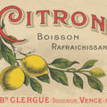 Lemon Label Mural Wallpaper - pure wallpaper artwork
