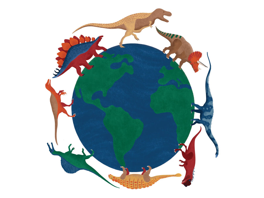 When Dinosaurs Roamed Mural Wallpaper
