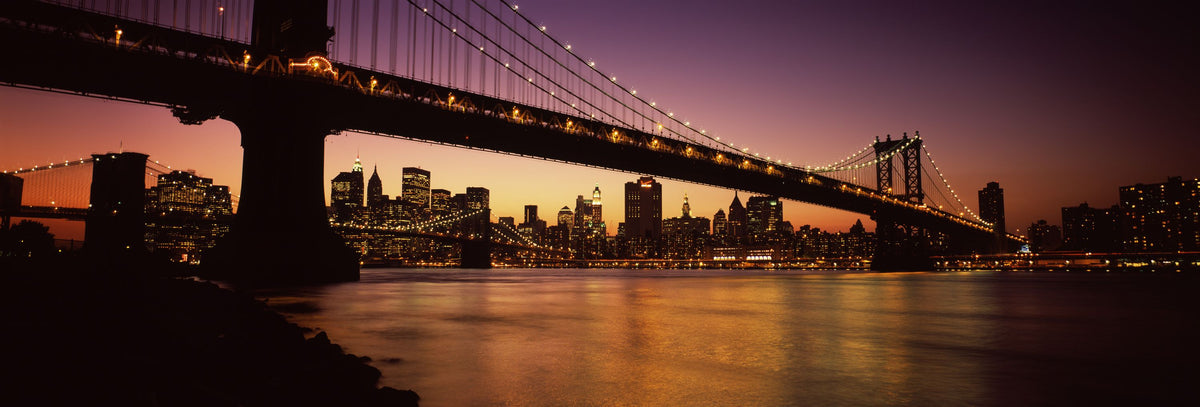 Golden Hour Bridge III Mural Wallpaper - pure wallpaper artwork