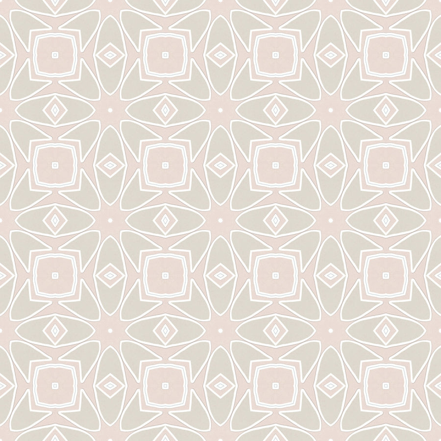 Zelij Tulips Mural Wallpaper