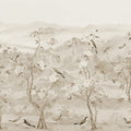 Peony Tree Landscape, Sand Mural Wallpaper - pure wallpaper artwork