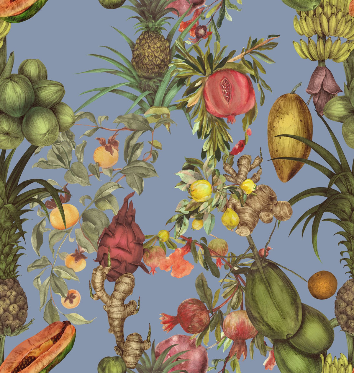 Juicy Fruits, Sky Mural Wallpaper - pure wallpaper artwork