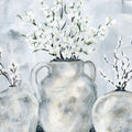 Botanicals in Pottery Mural Wallpaper - pure wallpaper artwork