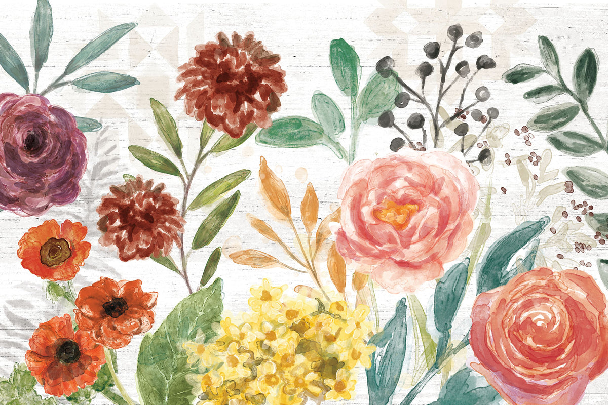 Flower Fest Mural Wallpaper - pure wallpaper artwork
