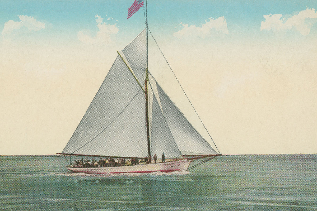 Sailing Silence Mural Wallpaper - pure wallpaper artwork