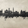 Siena Italy Skyline Concrete Mural Wallpaper - pure wallpaper artwork