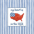 USA Cuties Stripes II Mural Wallpaper - pure wallpaper artwork