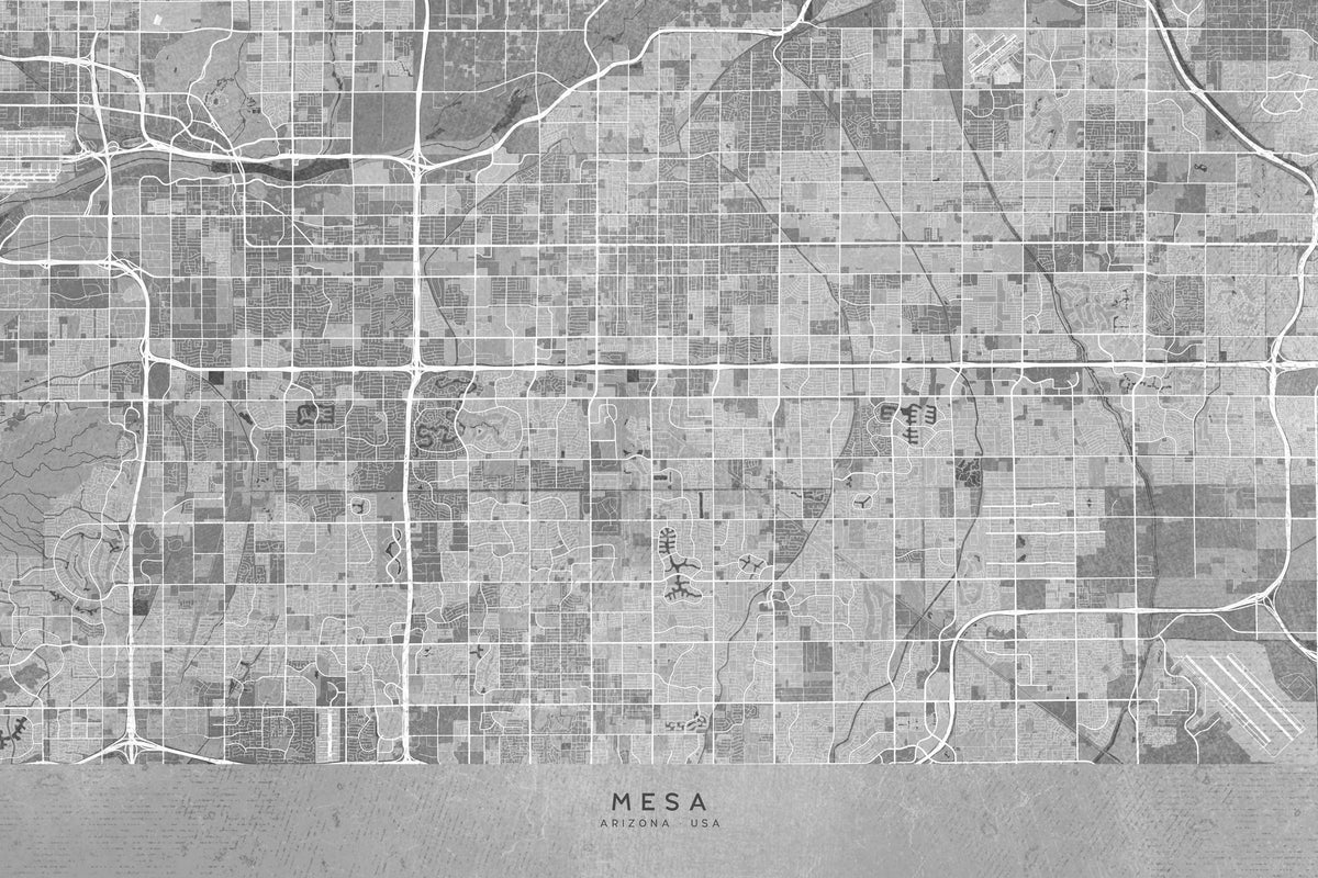 Mesa Grey Mural Wallpaper - pure wallpaper artwork