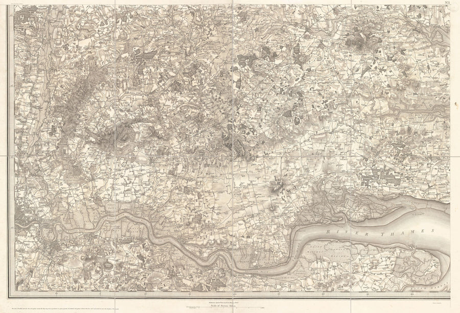 Along the River Thames Mural Wallpaper