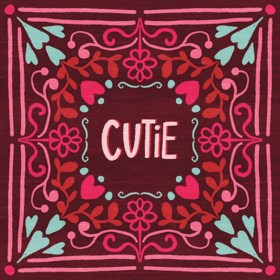 Love Sentiments Cutie Mural Wallpaper