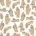 The Palm Reader Mural Wallpaper - pure wallpaper artwork