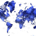 World Map Cities - Crisalida Mural Wallpaper - pure wallpaper artwork