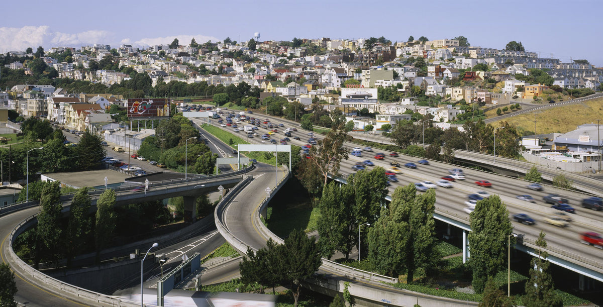 Hillside Highway Mural Wallpaper - pure wallpaper artwork
