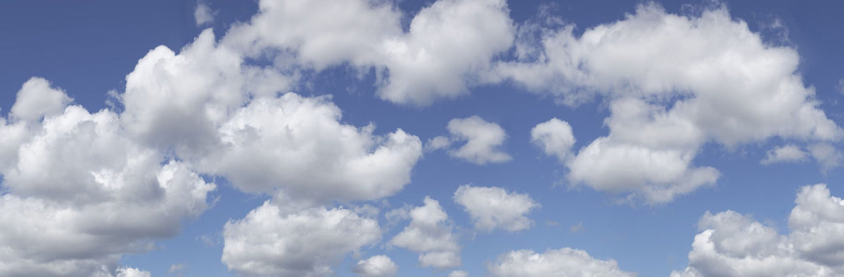 Puff Puff Cloud Mural Wallpaper - pure wallpaper artwork