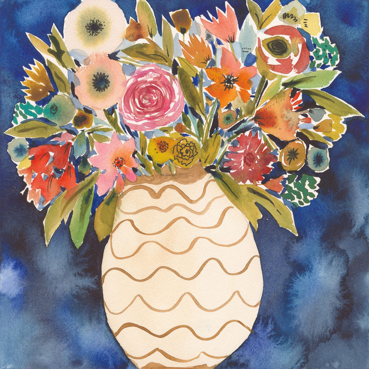 Surprise Florals II Mural Wallpaper - pure wallpaper artwork