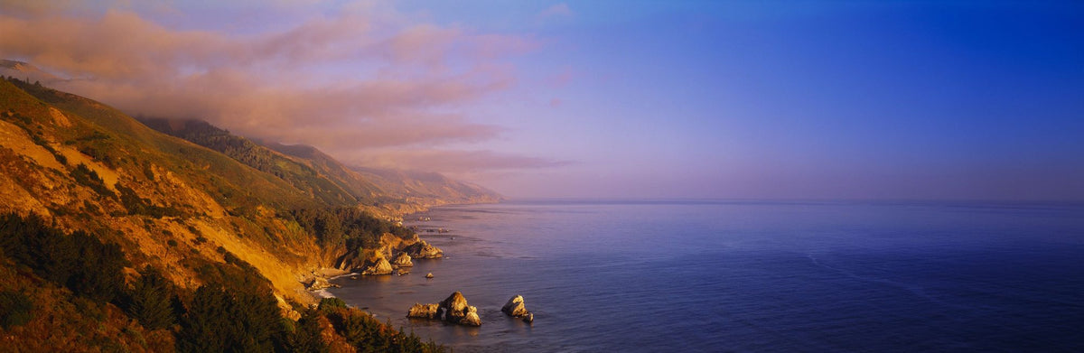 Golden Coast Majesty Mural Wallpaper - pure wallpaper artwork