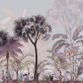 Tropical Forest Strolls Light Mural Wallpaper - pure wallpaper artwork