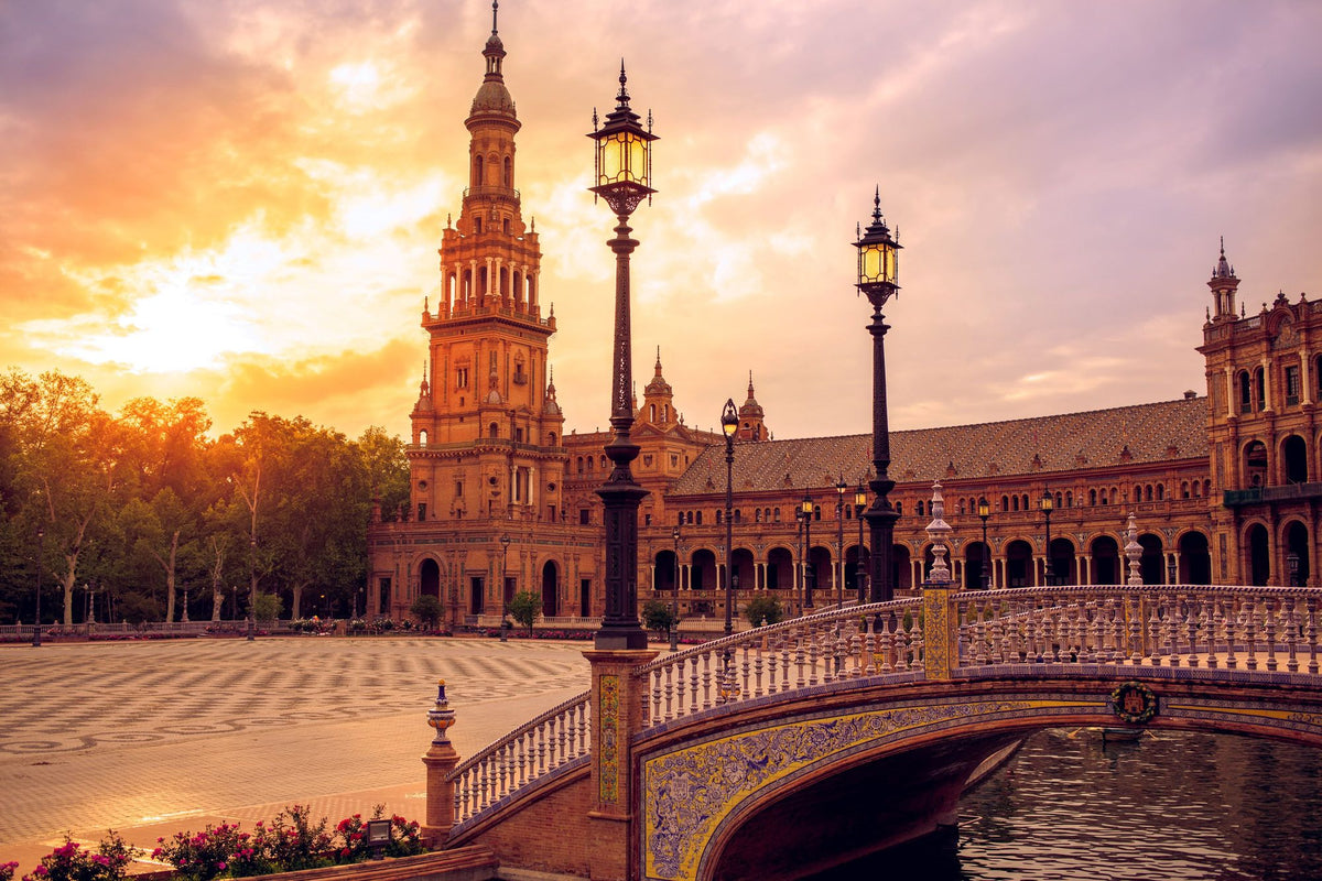 Seville Sunset Mural Wallpaper - pure wallpaper artwork