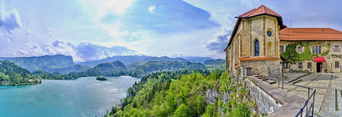 Cliffside Sanctuary Mural Wallpaper - pure wallpaper artwork
