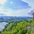 Cliffside Sanctuary Mural Wallpaper - pure wallpaper artwork