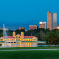 Denver Sunrise Mural Wallpaper - pure wallpaper artwork