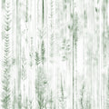 Botanical Wall Green Mural Wallpaper - pure wallpaper artwork
