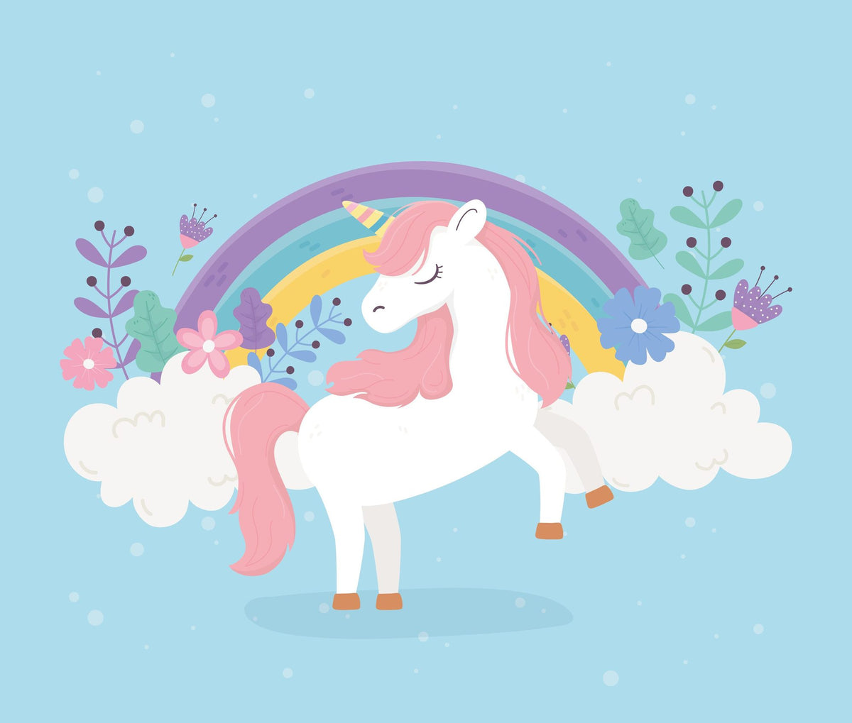 By the End of the Rainbow Mural Wallpaper - pure wallpaper artwork