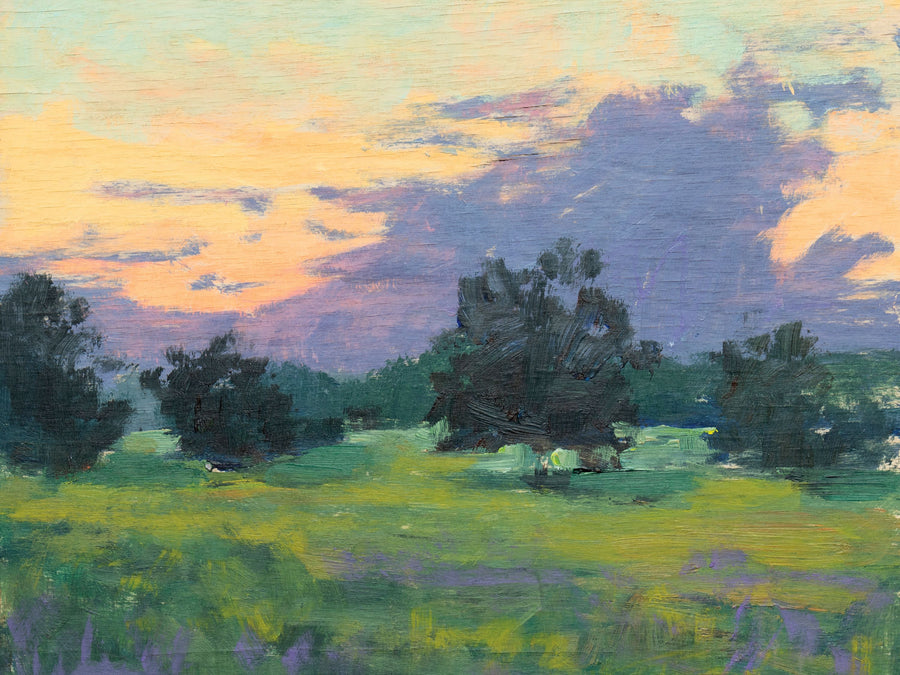 Sunset Fields Mural Wallpaper