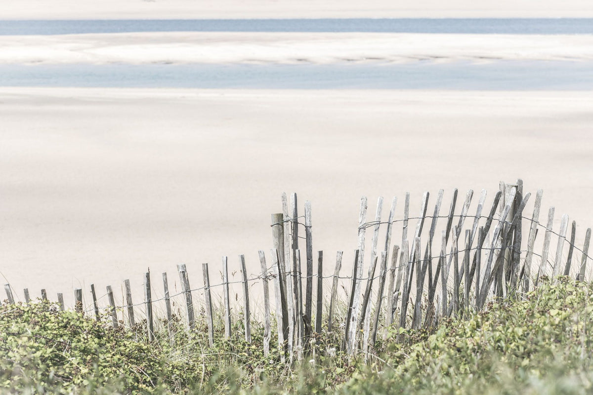 Coastal Fence I Mural Wallpaper - pure wallpaper artwork