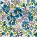 Blue Blooms Mural Wallpaper - Neutral Tone - pure wallpaper artwork