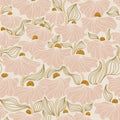 Natural Flow Meadow, Blush Mural Wallpaper - pure wallpaper artwork