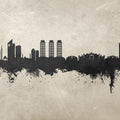 Islamabad Pakistan Skyline Concrete Mural Wallpaper - pure wallpaper artwork