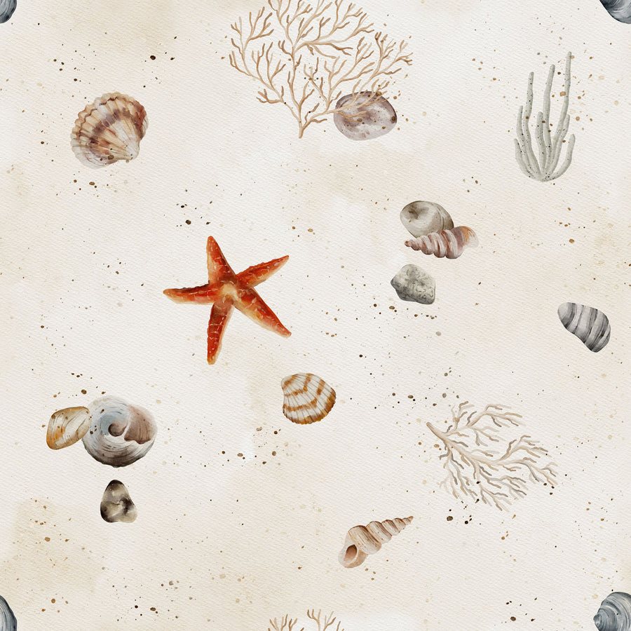 Starfish Mural Wallpaper