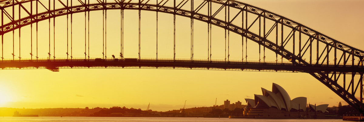 Golden Crossing Mural Wallpaper - pure wallpaper artwork