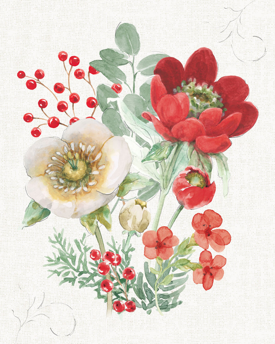 Holiday Traditions III Mural Wallpaper