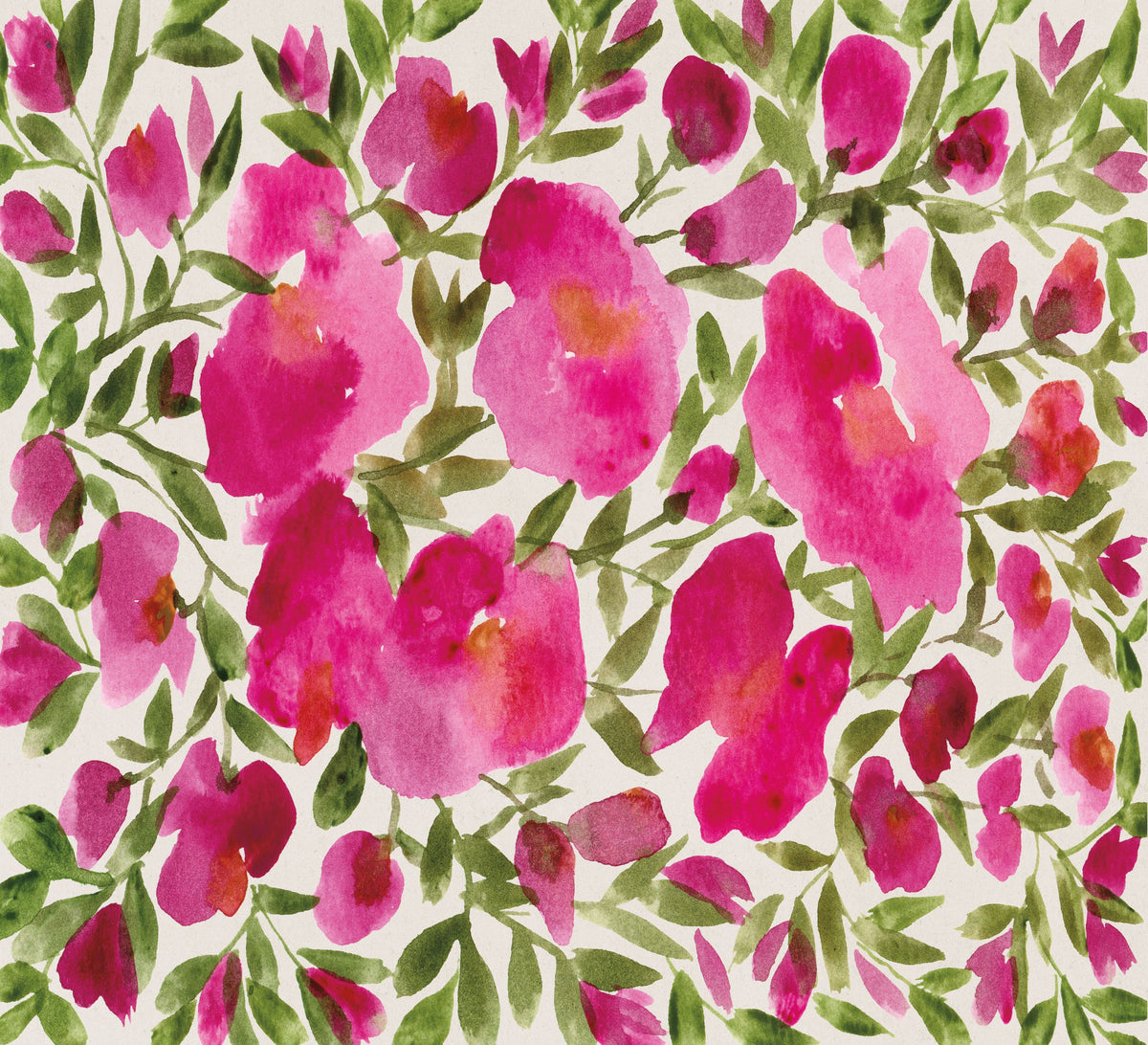 Rose Blooms Mural Wallpaper - pure wallpaper artwork