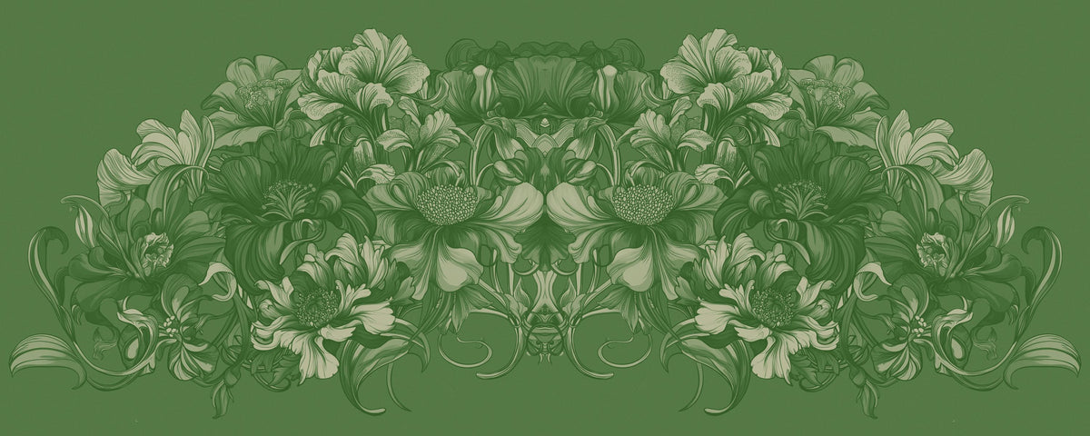 Scandi Flower III Mural Wallpaper - pure wallpaper artwork