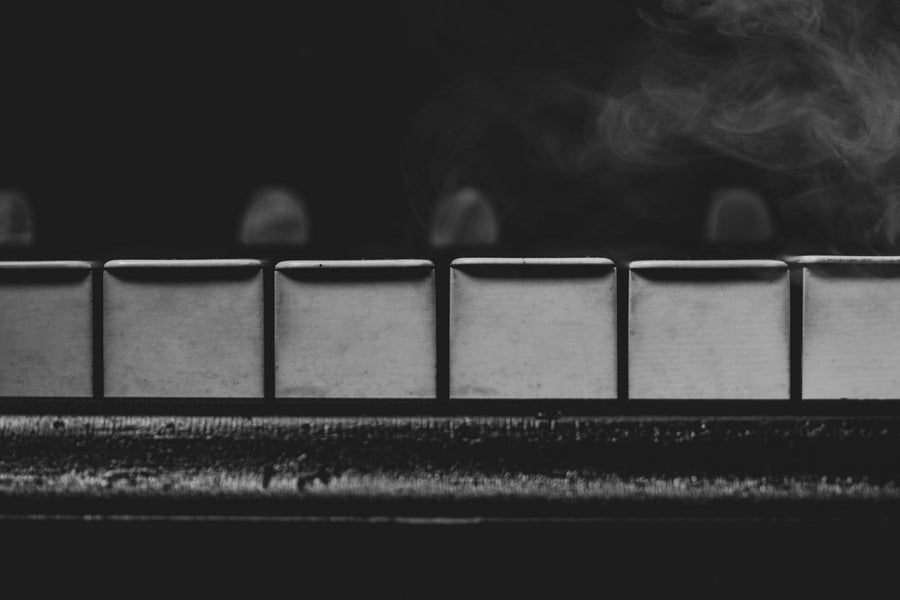 Dusty Keys Mural Wallpaper