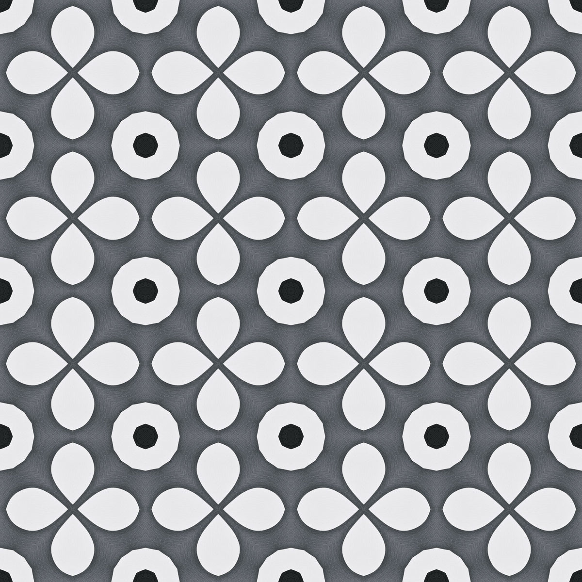 Temara Circle and Flower Mural Wallpaper - pure wallpaper artwork