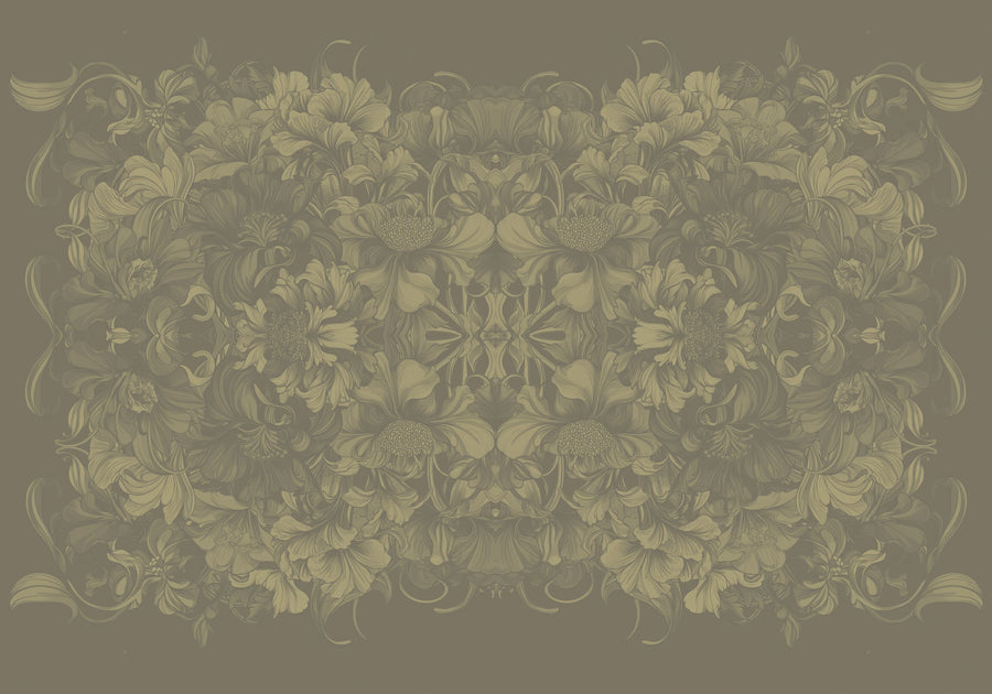 Scandi Flower Ceiling I Mural Wallpaper